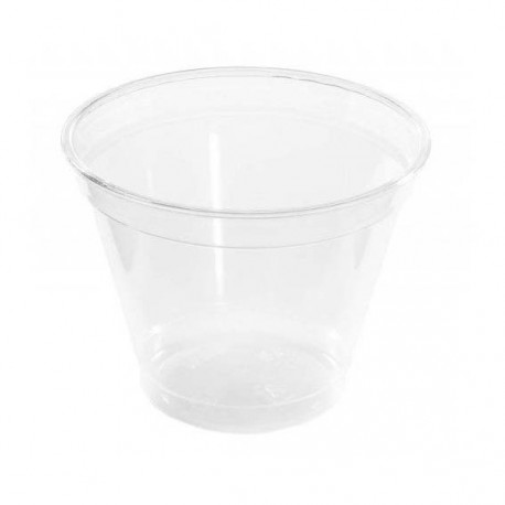 Vasos de Plástico PET 280 cc Ø 9,5cm Transparentes 