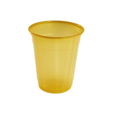 Vasos de Plástico PP Suprem 360ml Dorados