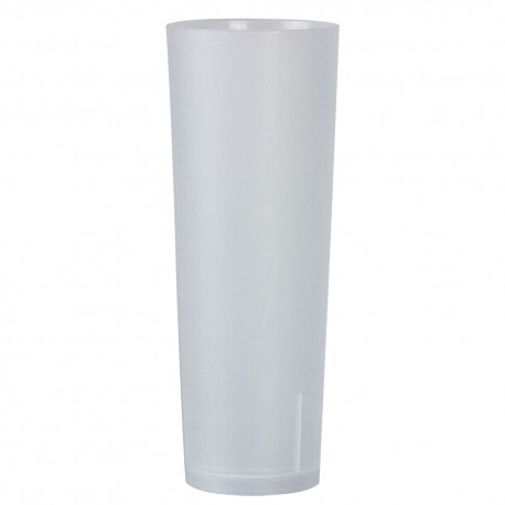 Comprar Vasos de Tubo Plástico PP Duro Reutilizables 330ml Baratos