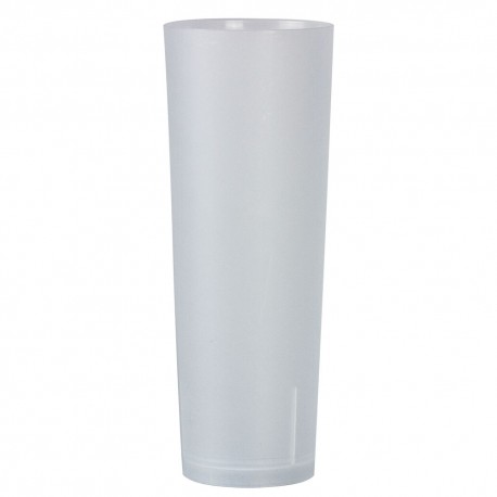 Vasos de Plástico Duro PP Tubo Reutilizables 330ml