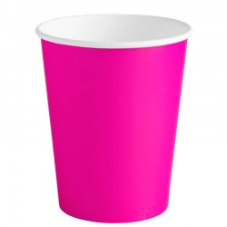 Vasos de Cartón Rosas 260ml Ø7,7cm