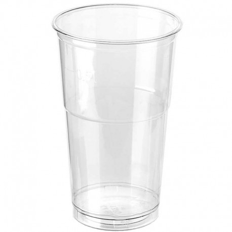 Vasos de Plástico PET 650ml Ø 9,5cm Transparentes