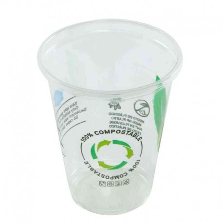 Vasos Biodegradables PLA 210ml Impresos