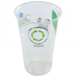 Vasos Biodegradables PLA 500ml Transparentes