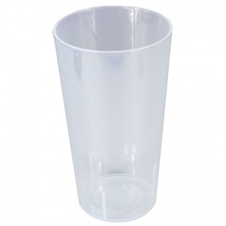 Vasos de Plástico Duro PP Cónico Reutilizables 430ml