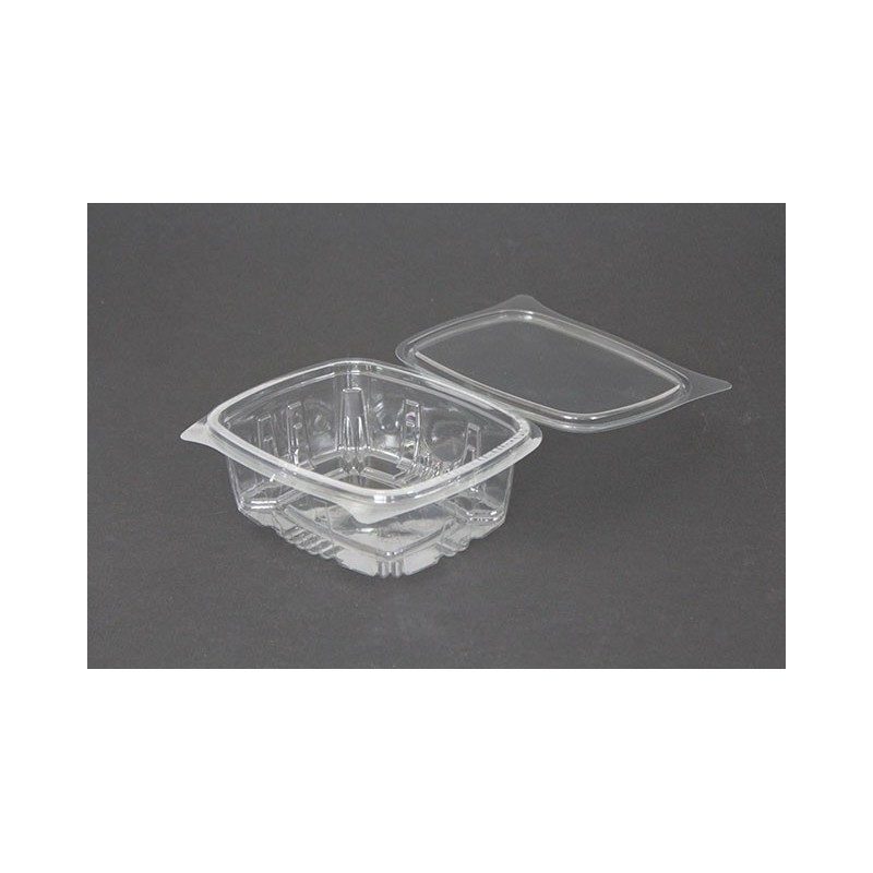 Caja de 500 Tapas tarrinas plástico transparentes 500 c.c. - Surtdiez