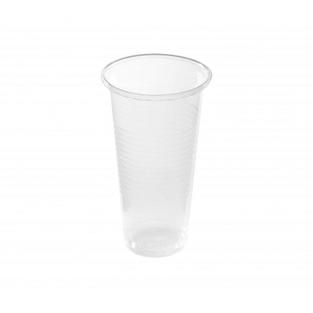 Vasos de Plástico PP Irrompibles 250 cc Alto Transparentes