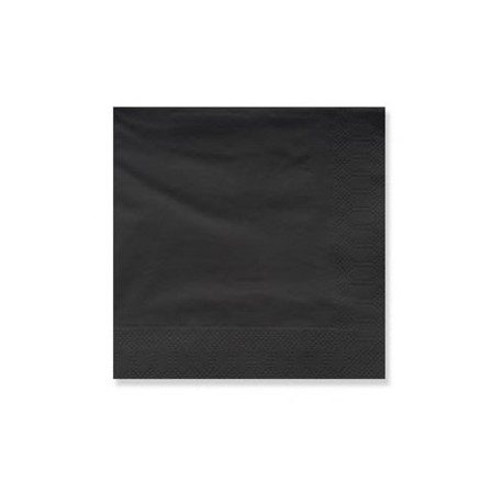 Servilletas Papel Tissue 33 x 33 cm Negras 2 Capas