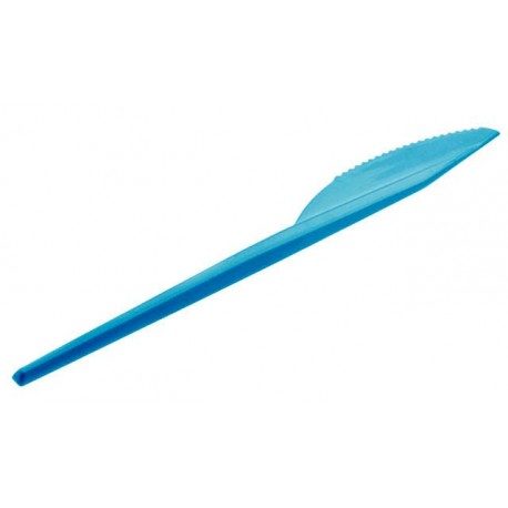 Cuchillos de Plástico PS Azul Nube 16,5cm