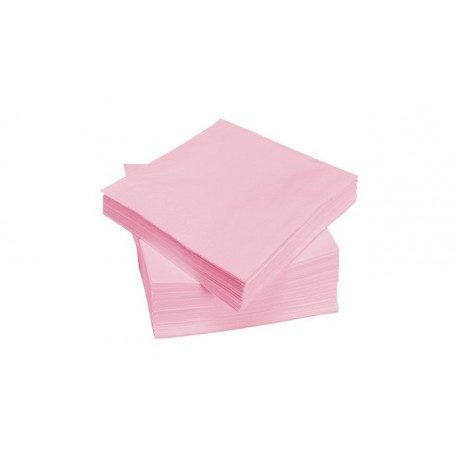 Servilletas Papel Punta Punta 40 x 40 cm Rosa Baby 2 Capas