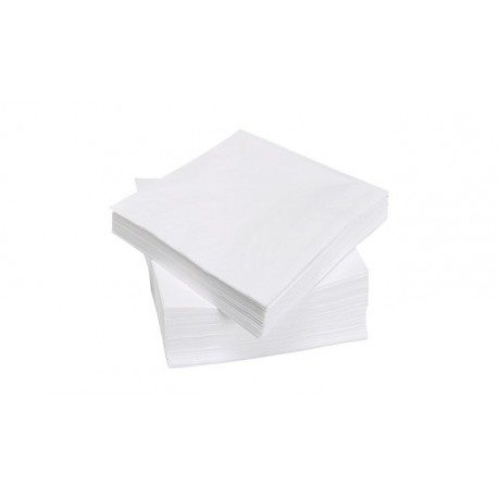 Servilletas Papel Tissue 40 x 40 cm Blancas 2 Capas