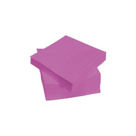 Servilletas Papel Punta Punta 40 x 40 cm Fucsia 2 Capas